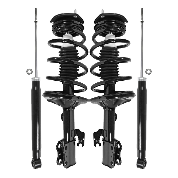 Shoxtec Full Set Complete Strut Assembly Replacement for 2004-2006 Toyota Sienna FWD 7 passenger Repl Part No. 172237 172236 37284