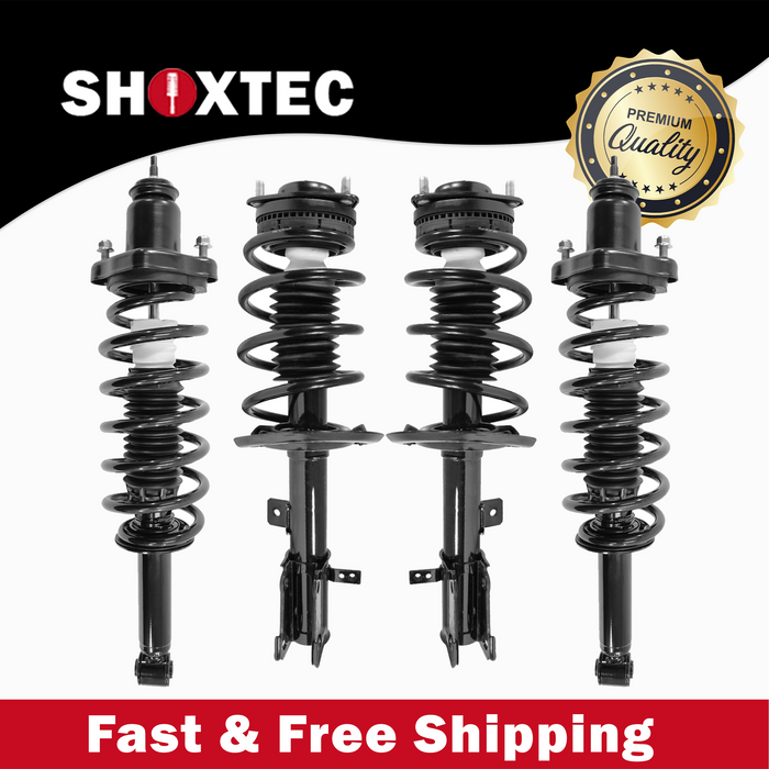 Shoxtec Full Set Complete Strut Assembly Replacement for 2011-2014 Chrysler 200 2.4L L4; 2008-2010 Chrysler Sebring 2.7L V6, 3.5L V6 Repl Part No. 271131 271130 172331